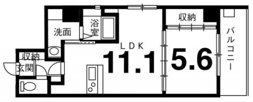 上白山町の完工年月(2017年8月)築の賃貸マンションの間取り