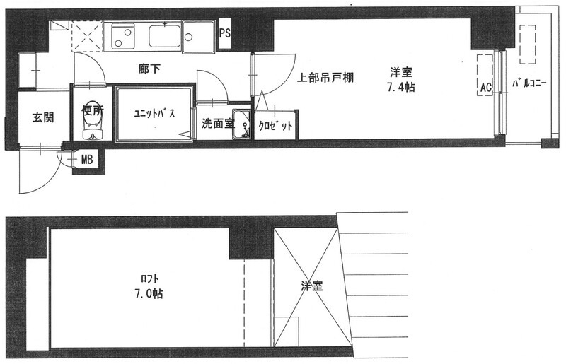 西院乾町の完工年月(2010年11月)築の賃貸マンションの間取り
