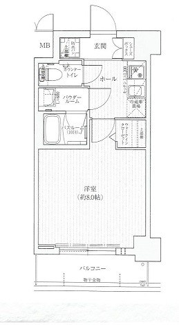 西院月双町の完工年月(2020年2月)築の賃貸マンションの間取り