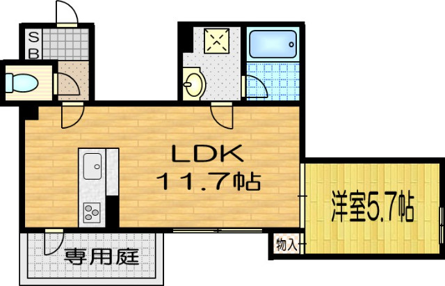 シャーメゾン大宮五条の間取り