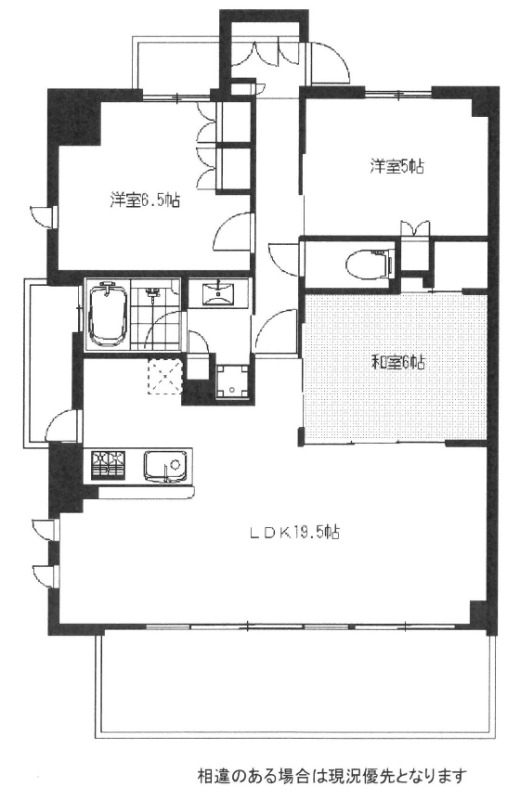 西院月双町の完工年月(2011年2月)築の賃貸マンションの間取り