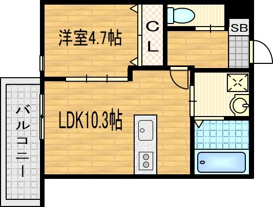 カーサ・パレルモの間取り
