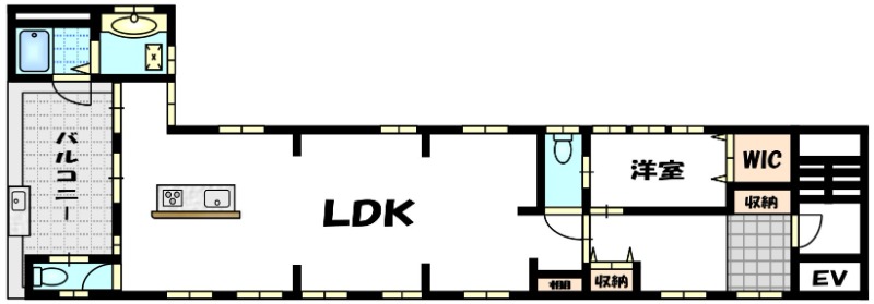 夷馬場町の完工年月(2021年3月)築の賃貸一戸建ての間取り