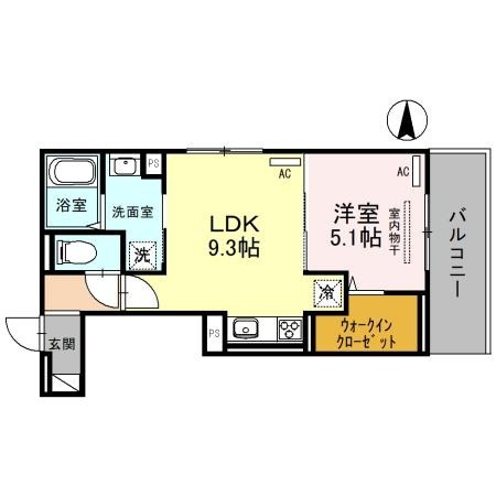 森本町の完工年月(2023年3月)築の賃貸アパートの間取り