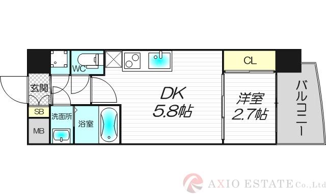 セレニテ東三国ミラクの間取り