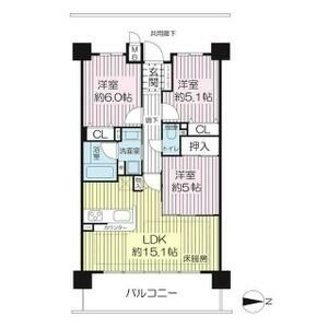 上鳥羽高畠町の完工年月(2008年10月)築の賃貸マンションの間取り