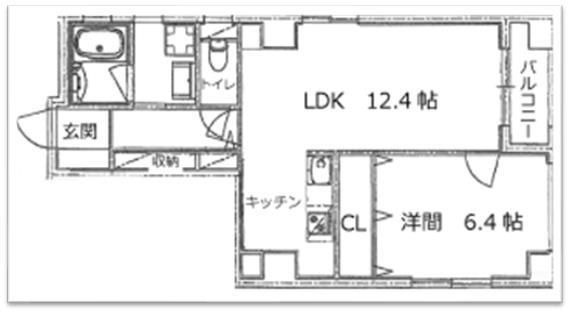 壺屋町の完工年月(2014年3月)築の賃貸マンションの間取り