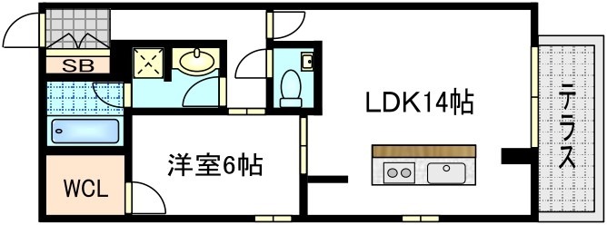 立本寺前町の完工年月(2024年10月)築の賃貸マンションの間取り