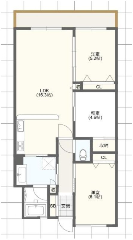 西ノ京上平町の完工年月(2011年2月)築の賃貸マンションの間取り