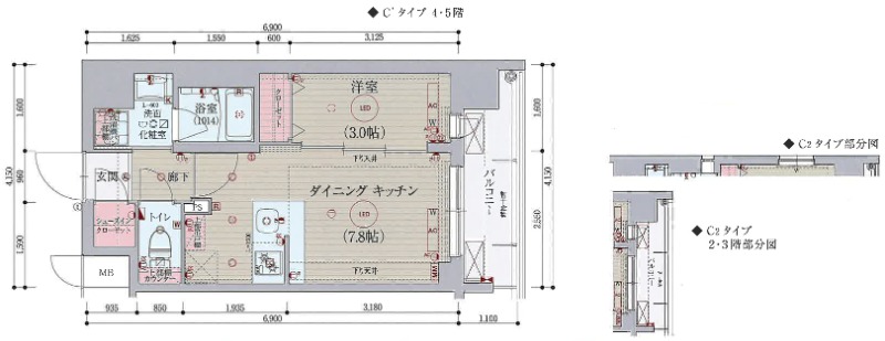 ベラジオ 雅び 西大路七条の間取り