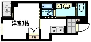 東九条中御霊町の完工年月(2025年7月)築の賃貸アパートの間取り