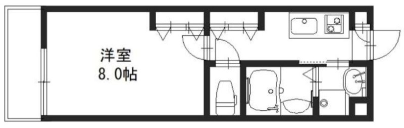 西ノ京船塚町の完工年月(2025年11月)築の賃貸マンションの間取り