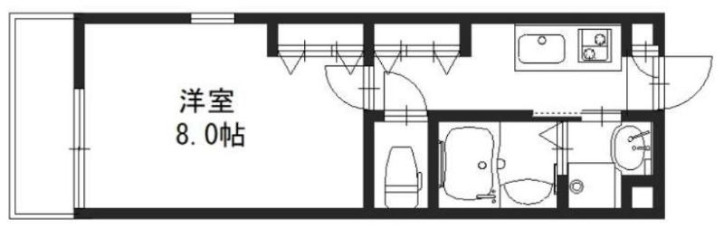 西ノ京船塚町の完工年月(2025年11月)築の賃貸マンションの間取り