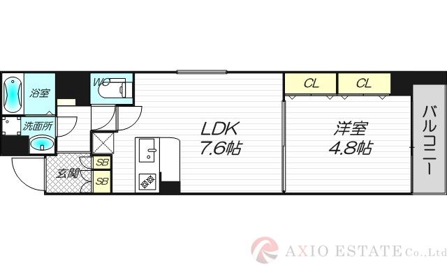 セントロイヤルクラブ新大阪の間取り