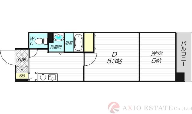 アミスタ菅原の間取り