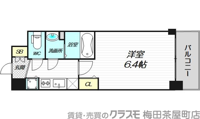 プレサンス福島ミッドエルの間取り