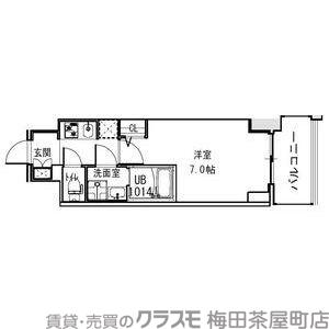 吉野の完工年月（2022年9月）築の賃貸マンションの間取り