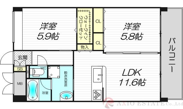 ESTABLE K.W.Nの間取り
