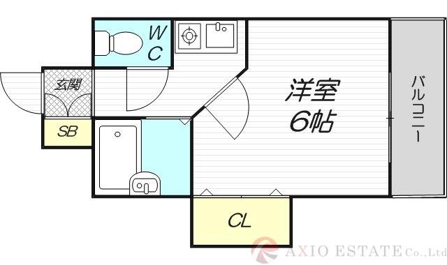ポニークレスト上新庄の間取り