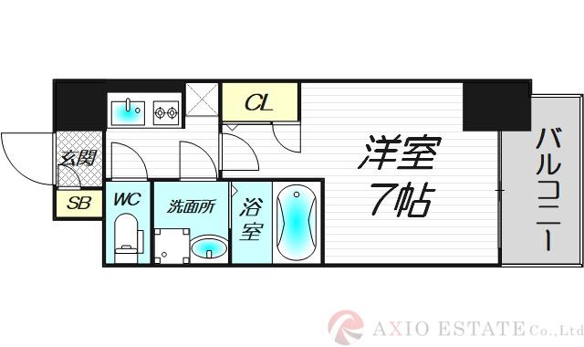 S-RESIDENCE福島玉川Deuxの間取り