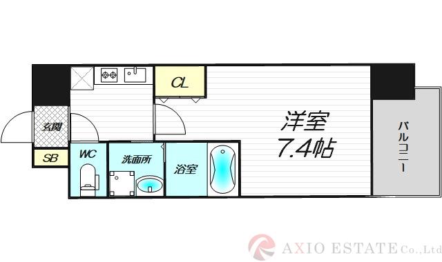 BROAD新うめきたRESIDENCEの間取り