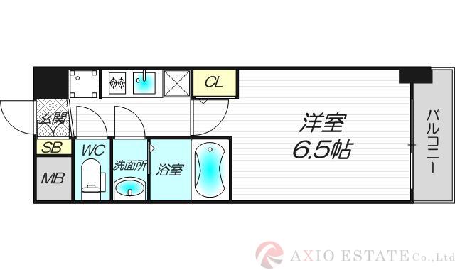 SERENiTE谷四の間取り