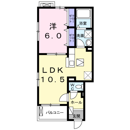 ブロスタ真砂の間取り