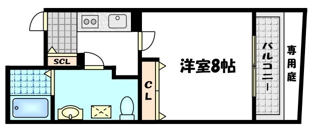 プランドール寺之内の間取り