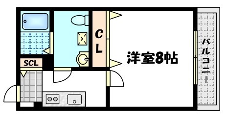 花開院町の完工年月(2026年2月)築の賃貸アパートの間取り