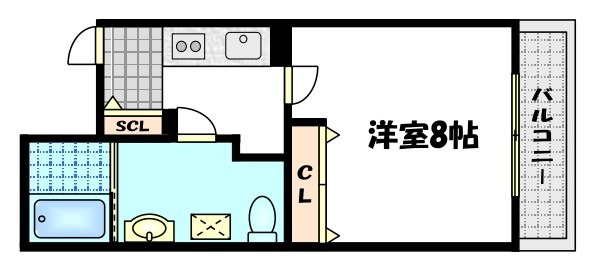 プランドール寺之内の間取り