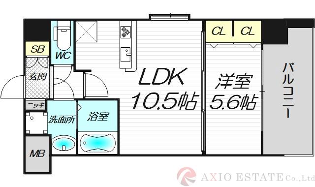 本庄西の完工年月(2023年1月)築の賃貸マンションの間取り