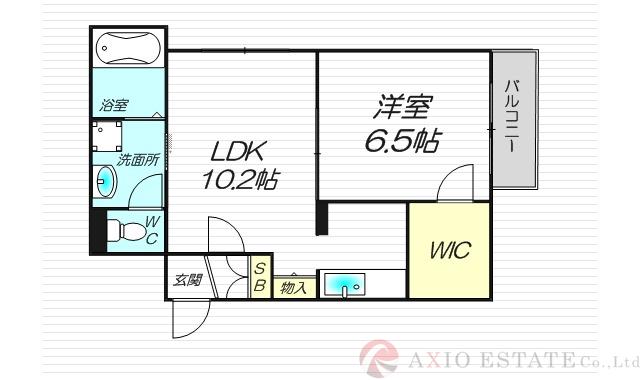 ブルーキューブの間取り