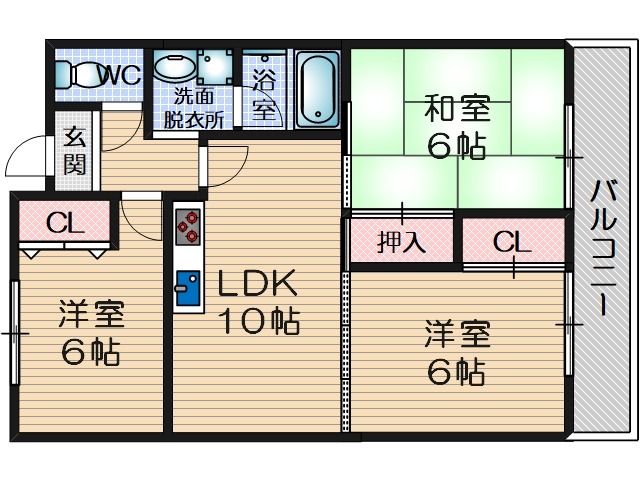 ヴェルドミールの間取り