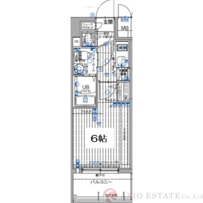 エスリード大阪梅田リュクスの間取り