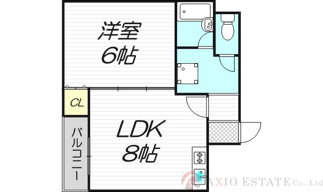 AuroraCourt北野の間取り