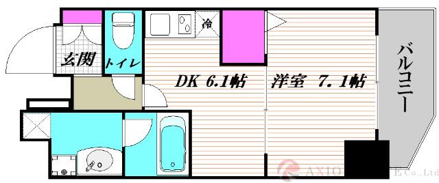 クリスタルグランツ新大阪の間取り