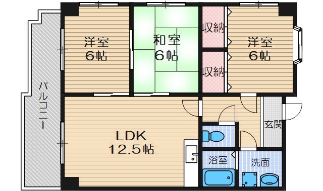 マーコートの間取り