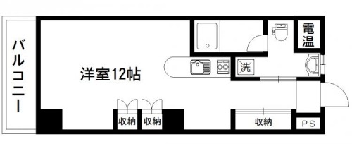 夷之町の完工年月(2003年4月)築の賃貸マンションの間取り