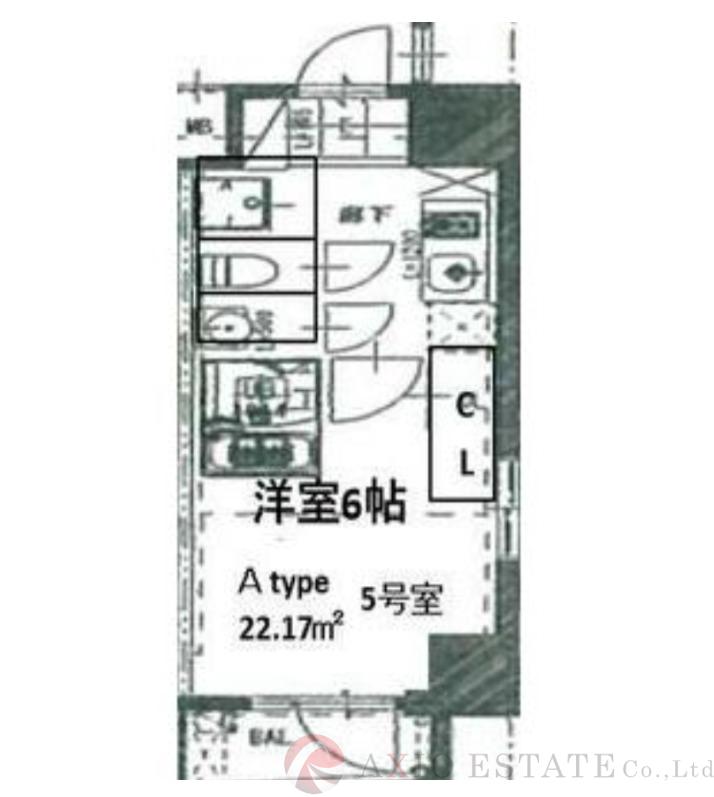 福島の完工年月(2023年3月)築の賃貸マンションの間取り