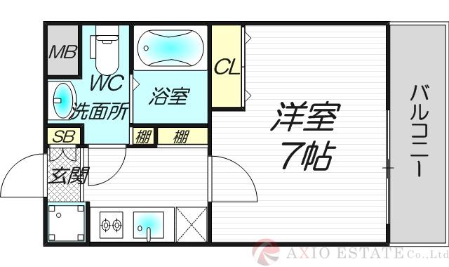 パークヒルズ新大阪willの間取り