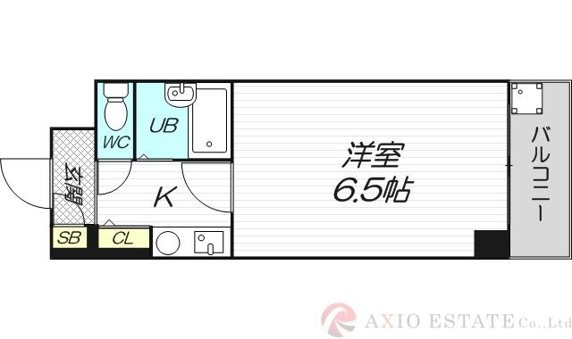 ロイヤルハイツ西淡路Part2の間取り