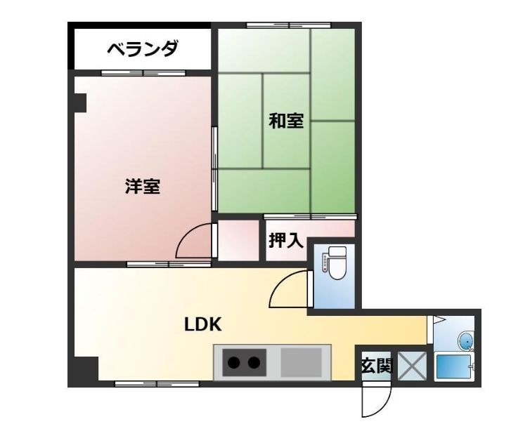 リバーライフ三島の間取り