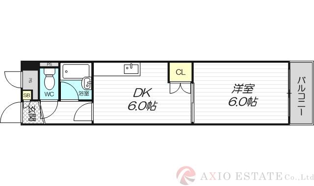 クリエール三津屋の間取り