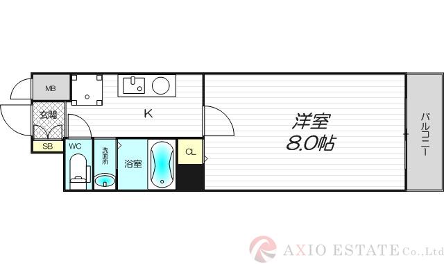 プルス塚本トゥレの間取り