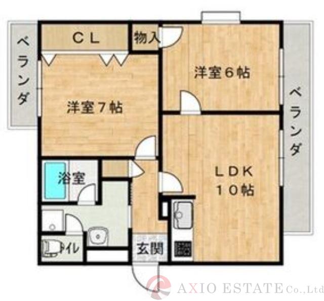 エステート小松の間取り