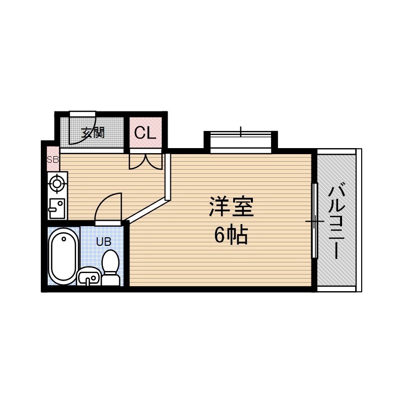 ガルボ茨木の間取り