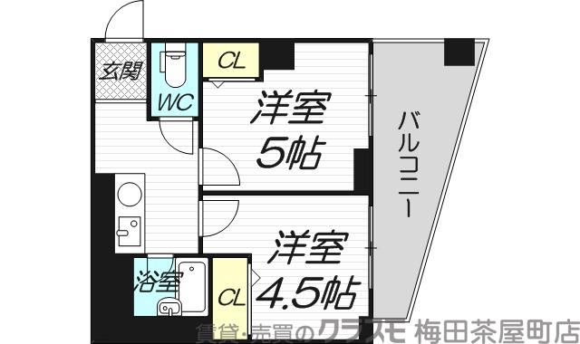 木川東の完工年月(1998年3月)築の賃貸マンションの間取り