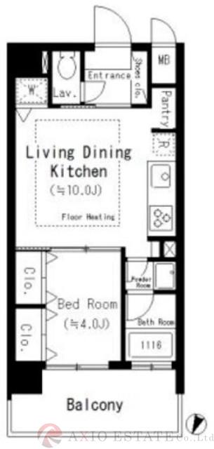 Mid Court新大阪の間取り