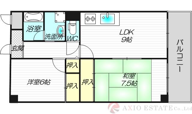 デセンシア’91の間取り