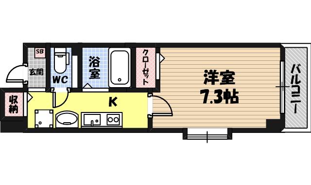 アップルガーデンコート城東の間取り